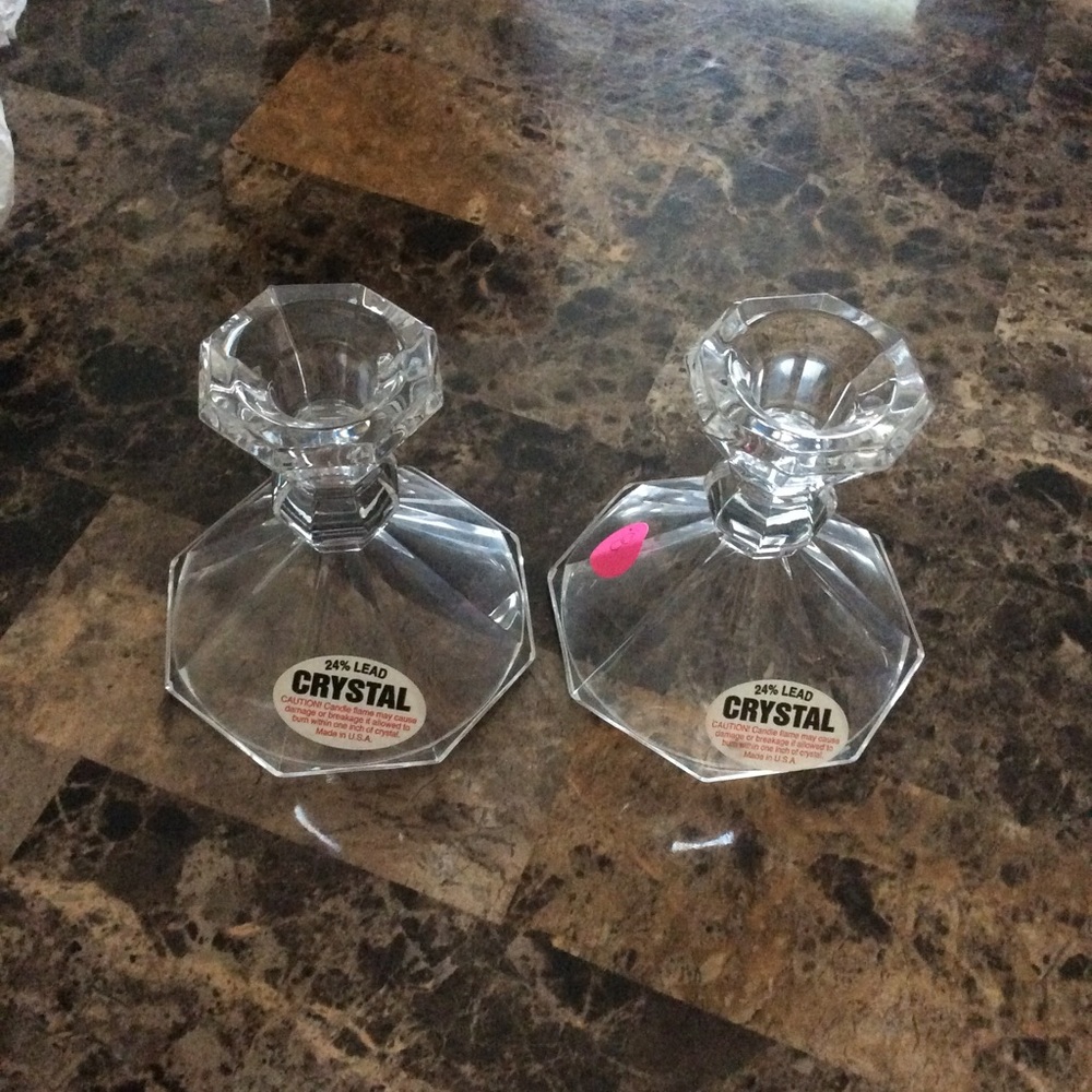 Crystal Candle Holders